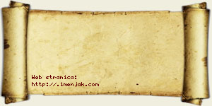 Jakov Jaćimović vizit kartica